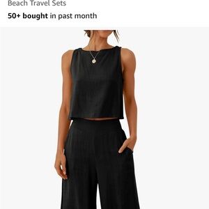 Black Women's Sleeveless Jumpsuit